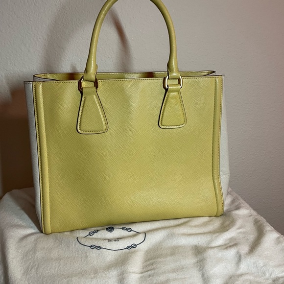 Prada Saffiano Handbag Tote - Picture 3 of 7